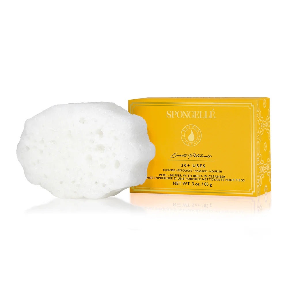 SPONGELLE DAISY COLLECTION PEDI BUFFER- SWEET PATCHOULI